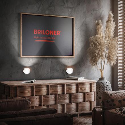 BRILONER Tari nástěnné svítidlo bezdrátové, stmívatelné, magnetické, bílé 2599016