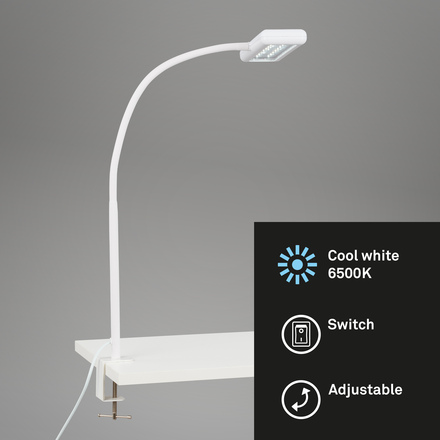 BRILONER LED svítidlo se svorkou 80,5 cm 7,5W 800lm bílé BRILO 2604-016