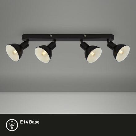 BRILONER Bodové svítidlo 55 cm 4x E14 max. 25W černá BRILO 2674-045