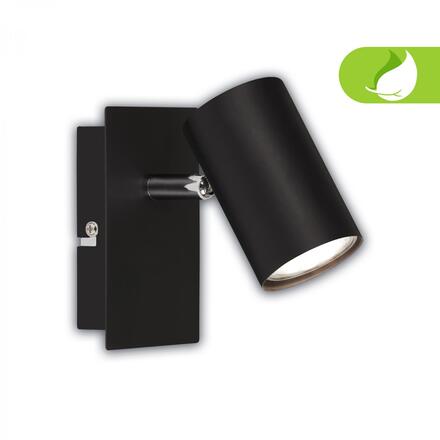 BRILONER Isil A LED nástěnné svítidlo do interiéru, třída A, nastavitelné, černá 2840015