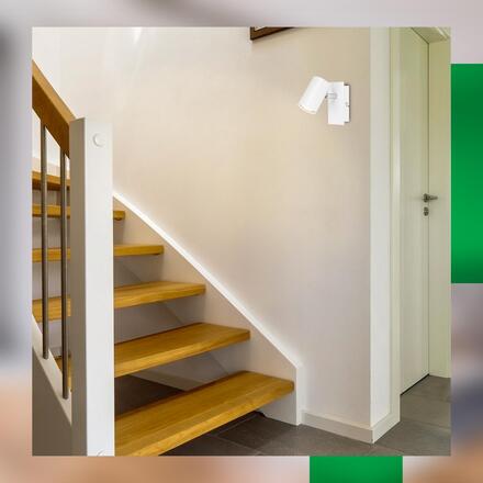 BRILONER Isil A LED nástěnné svítidlo do interiéru, třída A, nastavitelné, bílé 2840016