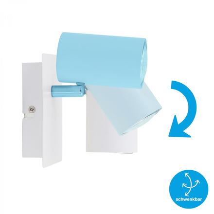 BRILONER Bodové svítidlo 12,3 cm 1xGU10 40W bílé BRILO 2857-016