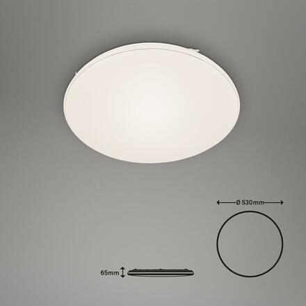 BRILONER LED stropní svítidlo pr. 53 cm 48W 5100lm bílé BRILO 3039-016