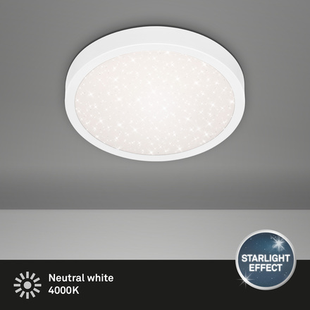 BRILONER LED stropní svítidlo pr. 28 cm 18,5W 2000lm bílé BRILO 3048-016