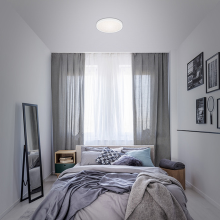 BRILONER LED stropní svítidlo pr. 28 cm 18,5W 2000lm bílé BRILO 3048-016