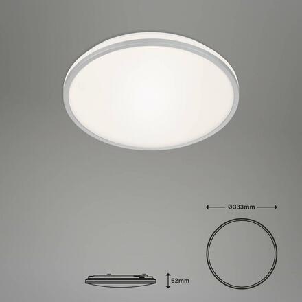 BRILONER LED CCT Smart stropní svítidlo pr. 33,3 cm 24W 2500lm chrom BRILO 3064-014