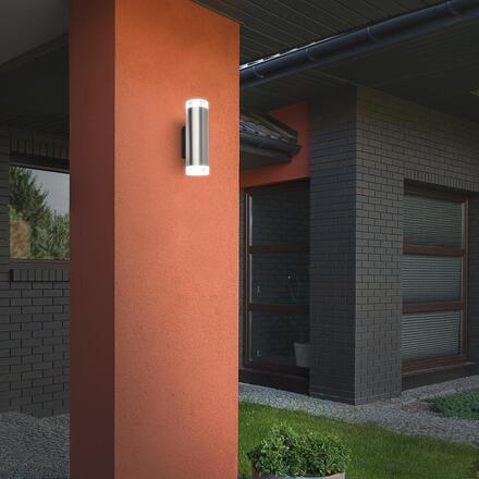 BRILONER Venkovní svítidlo 19,5 cm vč. 2x GU10 4,7W 400lm nerez ocel 3072022