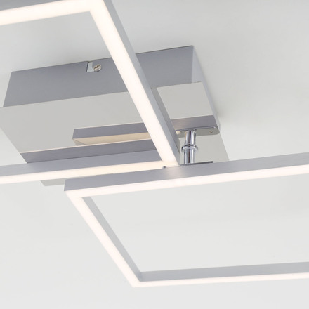 BRILONER LED CCT rám 50 cm 2x15W 1650lm chrom BRILO 3149-018