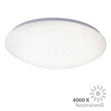 BRILONER LED stropní svítidlo hvězdné nebe, pr. 48 cm, 24 W, bílé BRILO 3226-016