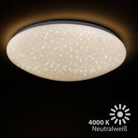 BRILONER LED stropní svítidlo hvězdné nebe, pr. 48 cm, 24 W, bílé BRILO 3226-016