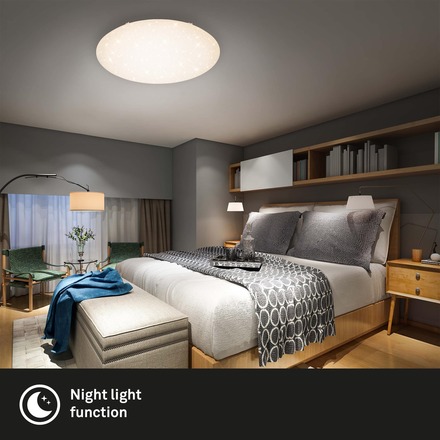 BRILONER LED stropní svítidlo hvězdné nebe, CCT, noční světlo, dálkový ovladač, stmívatelné BRILO 3318-016