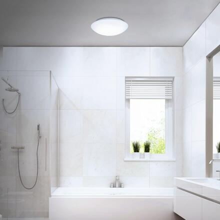 BRILONER Elipso LED svítidlo do koupelny, pohybové čidlo, soumrakový senzor 3362-016