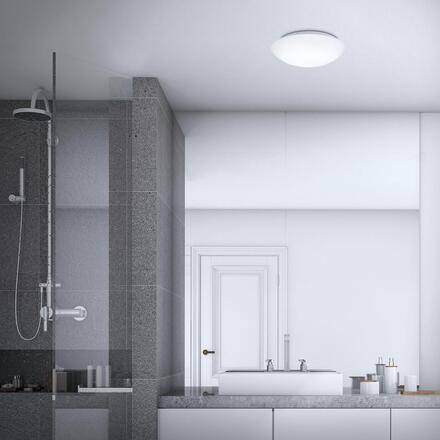 BRILONER Elipso LED svítidlo do koupelny, pohybové čidlo, soumrakový senzor 3362-016