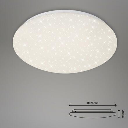 BRILONER LED stropní svítidlo hvězdné nebe, CCT, noční světlo, dálkový ovladač, stmívatelné, bílé BRILO 3367-216