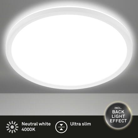 BRILONER Slim svítidlo LED panel, pr. 48 cm, 30 W, bílé BRILO 3428-016