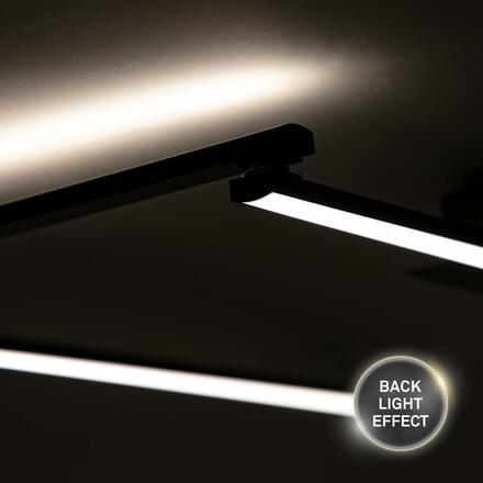 BRILONER LED stropní svítidlo, 227,2 cm, 24 W, černá BRILO 3501-015