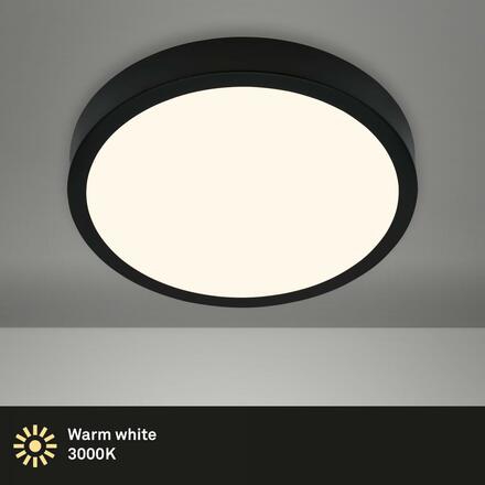 BRILONER LED přisazené svítidlo pr. 38 cm, 24 W, 2000 lm, černá BRILO 3703-015