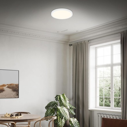 BRILONER LED přisazené svítidlo pr. 38 cm, 24 W, 2000 lm, bílé BRILO 3703-016