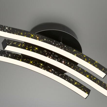 BRILONER LED nástěnné a stropní svítidlo, 80,5 cm, 19 W, 2100 lm, černá BRILO 3718-035