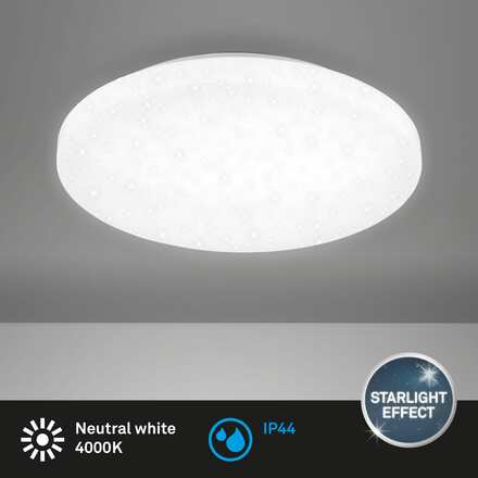 BRILONER LED stropní svítidlo 6,3 cm 24 W 2600lm bílé BRILO 3758416