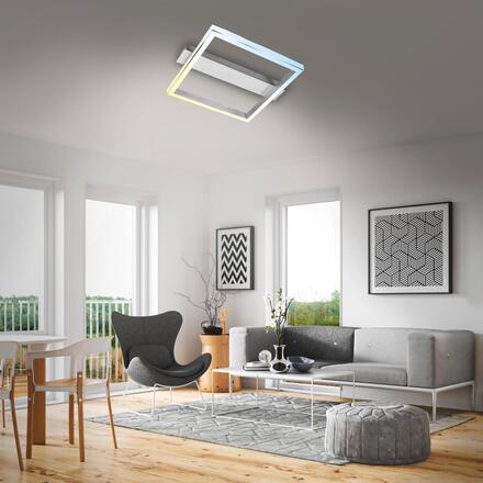 BRILONER CCT stropní svítidlo 42 cm, 26W, 2500lm, hliník 3760019