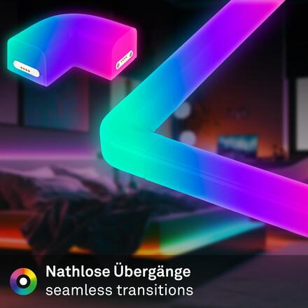 BRILONER Smart LED RGBIC nástěnné svítidlo, 36 cm, 24W, bílé 3790016