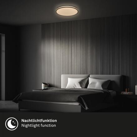 BRILONER Pulup LED stropní svítidlo, stmívatelné, dálkový ovladač, CCT, černá 3821015