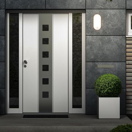 BRILONER Ruch LED venkovní nástěnné svítidlo, pohybové čidlo, IP65, bílé 3830016