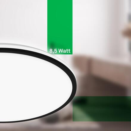 BRILONER Pulap A LED stropní svítidlo, energetická třída A, přímé a nepřímé osvětlení, černá 3836015