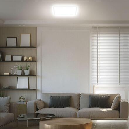 BRILONER Slim Case stropní svítidlo 42x42 cm - 22W, 3000lm, neutrální bílá, LED, bílé 3865416