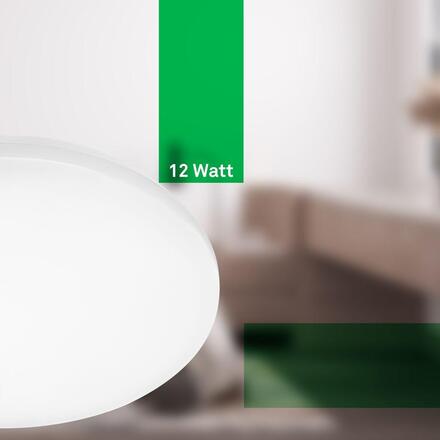 BRILONER Elipso A stropní svítidlo pr.37,5 cm - 12W, 2520lm, LED, energetická třída A, bílé 3867016
