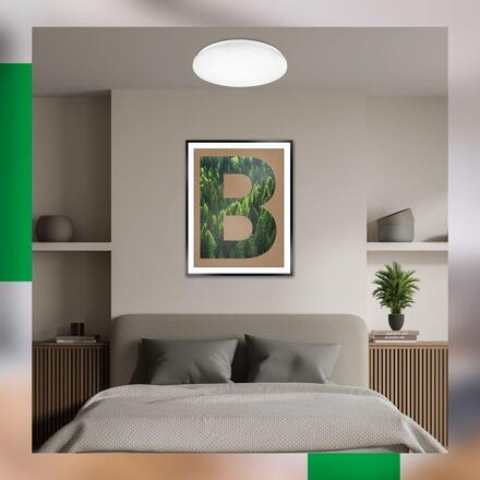 BRILONER Elipso A stropní svítidlo pr.37,5 cm - 12W, 2520lm, LED, energetická třída A, bílé 3867016