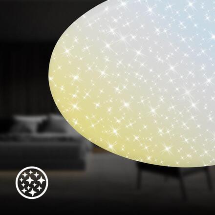 BRILONER Verb stropní svítidlo pr.56 cm - 72W, 8000lm, LED, stmívatelné, dálkový ovladač, CCT, bílé 3874016