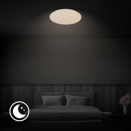 BRILONER Verb stropní svítidlo pr.56 cm - 72W, 8000lm, LED, stmívatelné, dálkový ovladač, CCT, bílé 3874016