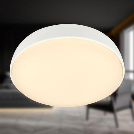 BRILONER Nikan stropní svítidlo pr.28,5 cm - 12W, 1200lm, LED, 3000K teplá bílá, bílé 3875016