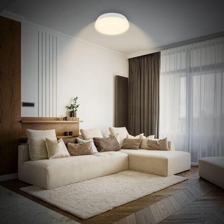 BRILONER Nikan stropní svítidlo pr.28,5 cm - 12W, 1200lm, LED, 3000K teplá bílá, bílé 3875016