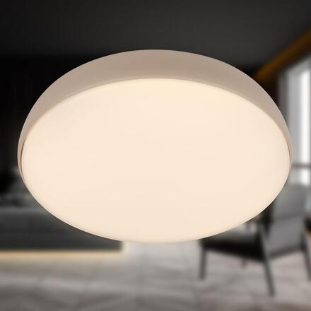 BRILONER Nikan stropní svítidlo pr.28,5 cm - 22W, 2300lm, LED, stmívatelné, CCT, dálkový ovladač, béžové 3876011