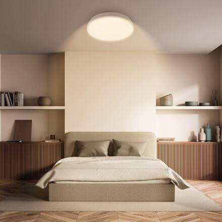 BRILONER Nikan stropní svítidlo pr.28,5 cm - 22W, 2300lm, LED, stmívatelné, CCT, dálkový ovladač, béžové 3876011