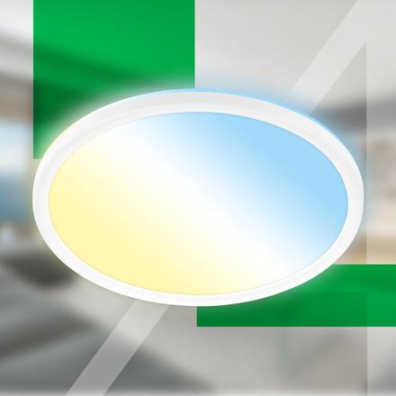 BRILONER Tava A svítidlo LED panel pr.29,3 cm - 11W, 2400lm, energetická třída A, stmívatelné, CCT, bílé 3883016