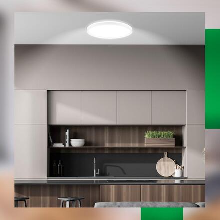 BRILONER Tava A svítidlo LED panel pr.29,3 cm - 11W, 2400lm, energetická třída A, stmívatelné, CCT, bílé 3883016