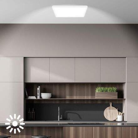 BRILONER Tava A svítidlo LED panel 29,3x29,3 cm - 11W, 2400lm, energetická třída A, stmívatelné, CCT, bílé 3885016