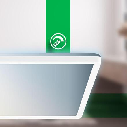 BRILONER Tava A svítidlo LED panel 42x42 cm - 14W, 3000lm, energetická třída A, stmívatelné, CCT, bílé 3886016