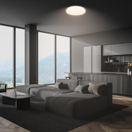 BRILONER Mojo stropní svítidlo pr.27 cm - 12W, 1300lm, LED, teplá bílá, IP54, bílé 3891016