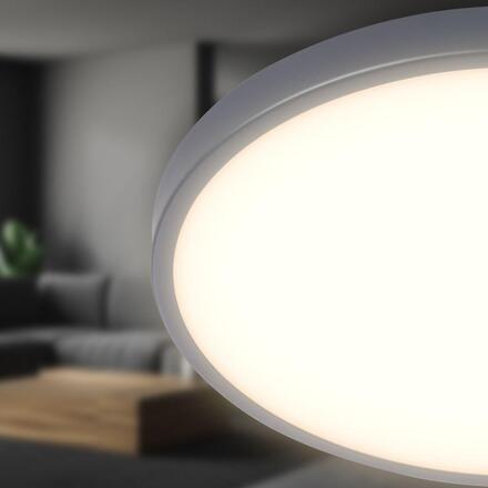 BRILONER Competo stropní svítidlo pr.24 cm - 12W, 1300lm, LED, teplá bílá, antracit 3901015