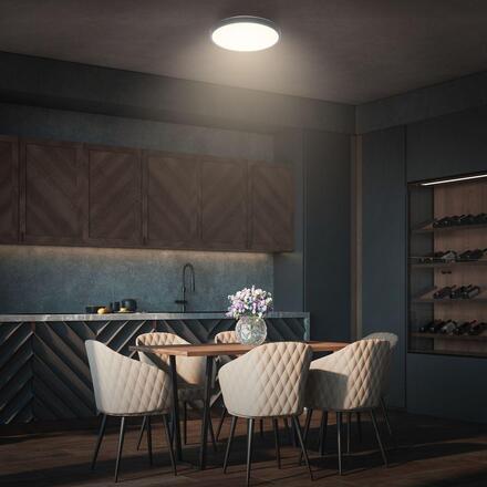 BRILONER Competo stropní svítidlo pr.24 cm - 12W, 1300lm, LED, teplá bílá, antracit 3901015