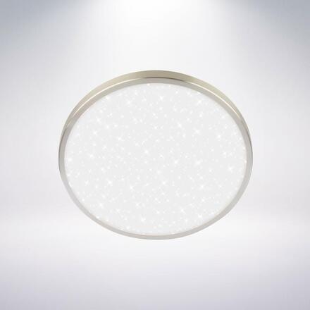 BRILONER Competo stropní svítidlo pr.24 cm - 12W, 1300lm, LED, neutrální bílá, matný nikl 3902012