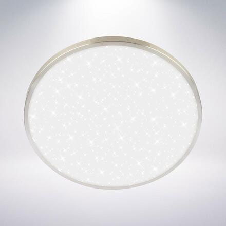 BRILONER Competo stropní svítidlo pr.33 cm - 22W, 2400lm, LED, neutrální bílá, matný nikl 3904012