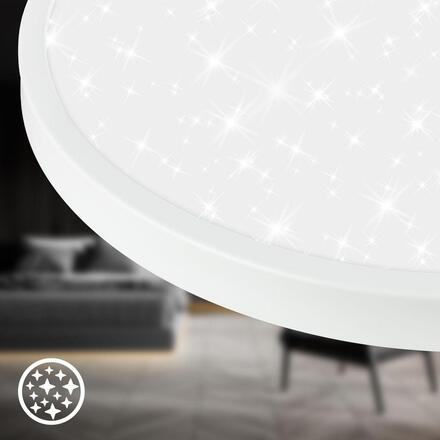 BRILONER Competo stropní svítidlo pr.33 cm - 22W, 2400lm, LED, neutrální bílá, bílé 3904016