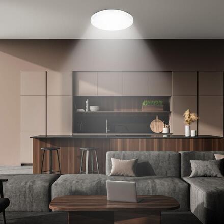 BRILONER Competo stropní svítidlo pr.33 cm - 22W, 2400lm, LED, neutrální bílá, bílé 3904016