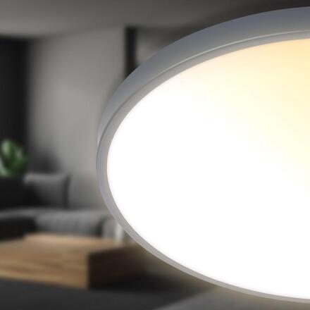 BRILONER Competo stropní svítidlo pr.38 cm - 24W, 2600lm, stmívatelné, dálkový ovladač, CCT teplá/neutrální bílá, antracit 3906015